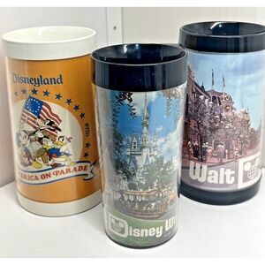 Vintage Walt Disney World  Disneyland Souvenir  Thermo-Serv Mug Stein USA